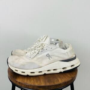 On Cloudnova Form White Sneakers Mens Size 11.5